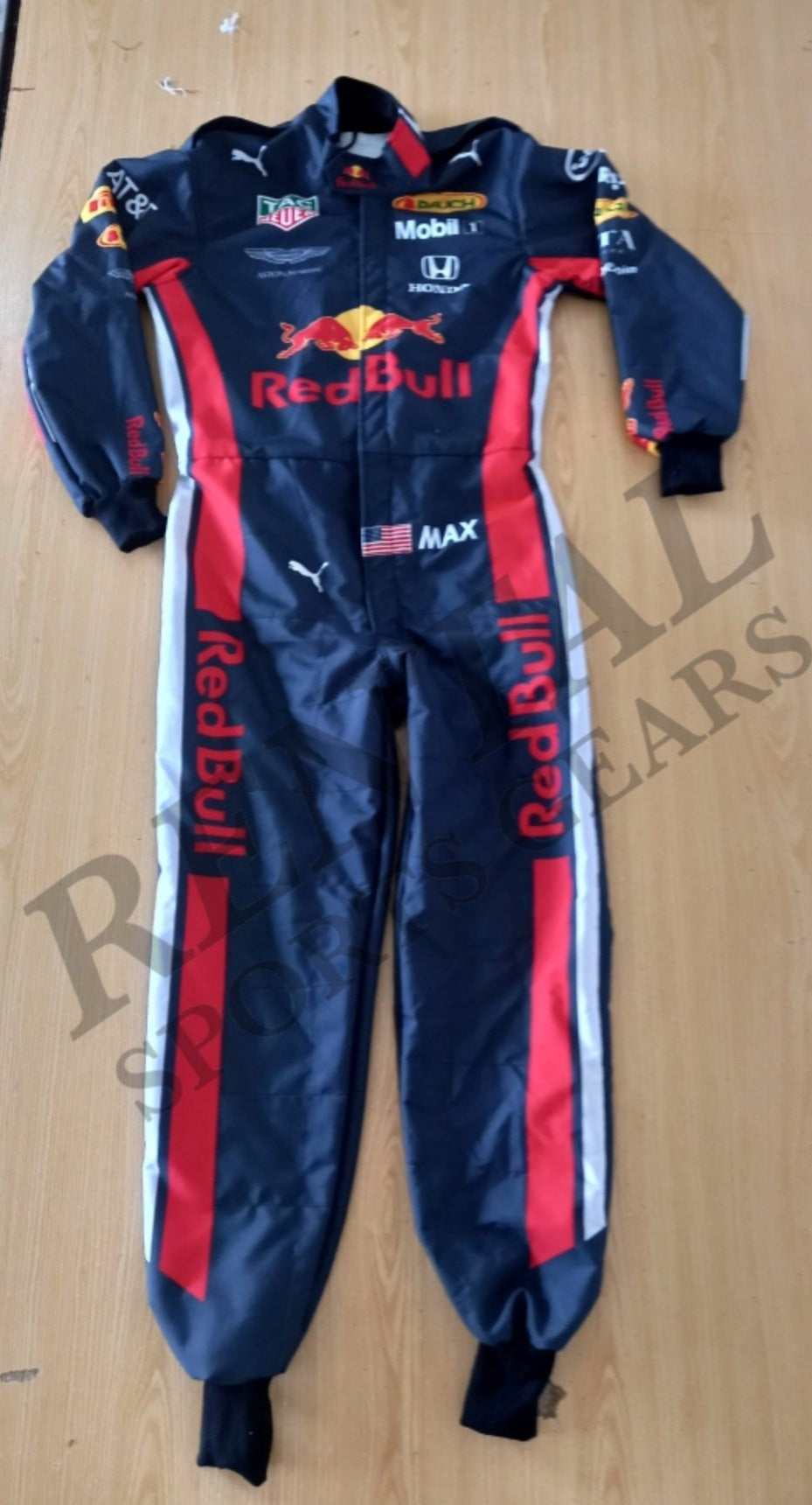 Max Verstappen Replica Redbull 2019 Racing Suit F1 Honda
