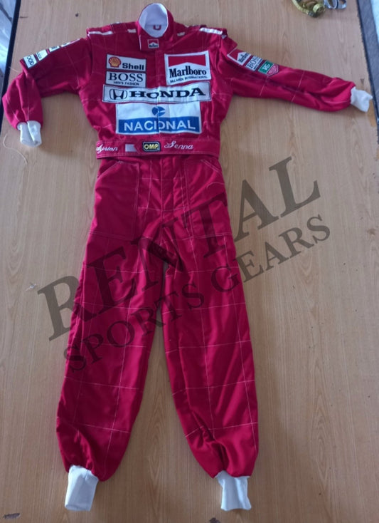 Ayrton Senna 1991 Marlboro Race Suit F1 - F1 Replica Embroidery Race Suit