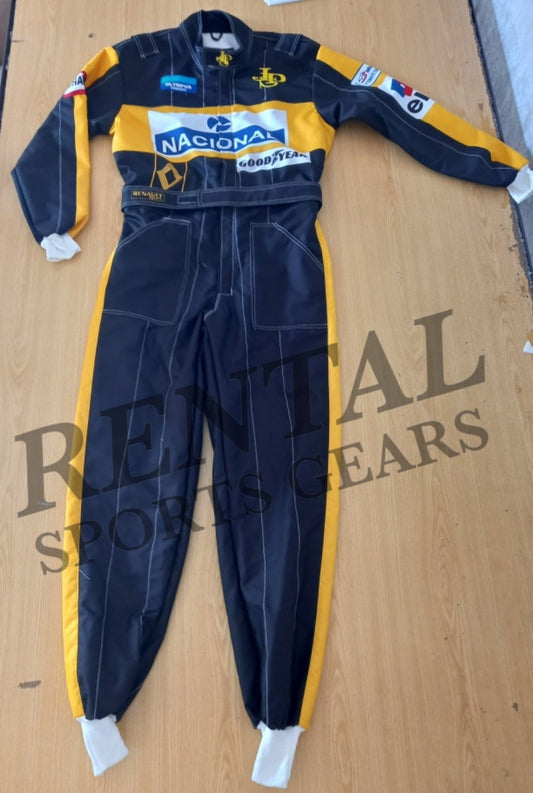 Ayrton senna JPS Nacional 1985 Race Suit f1 | F1 Replica Race Suit