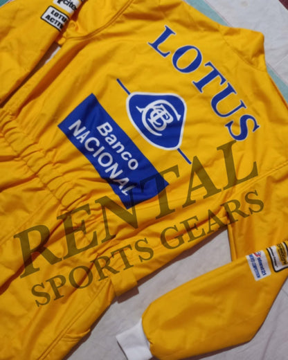 Ayrton Senna lotus1987 Race Suit F1 Kart Race Suit