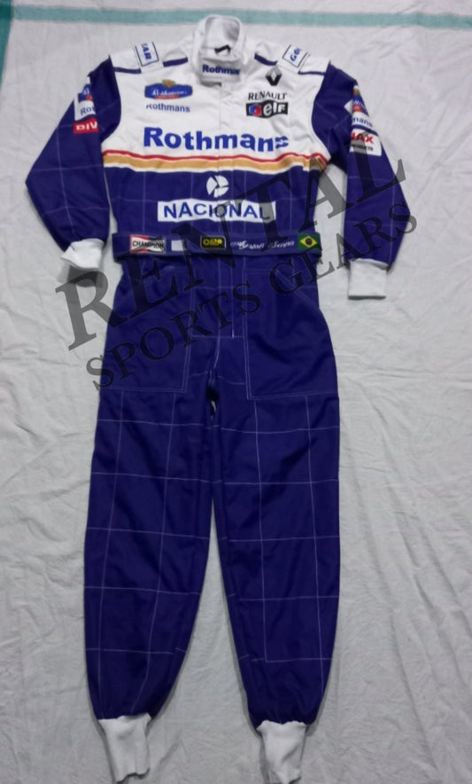 Ayrton Senna 1994 Racing Suit / Team Williams F1 Rothmans