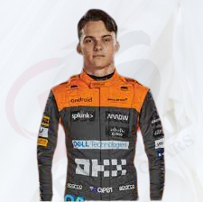 Oscar Piastri Maclaren 2023 Race Suit F1